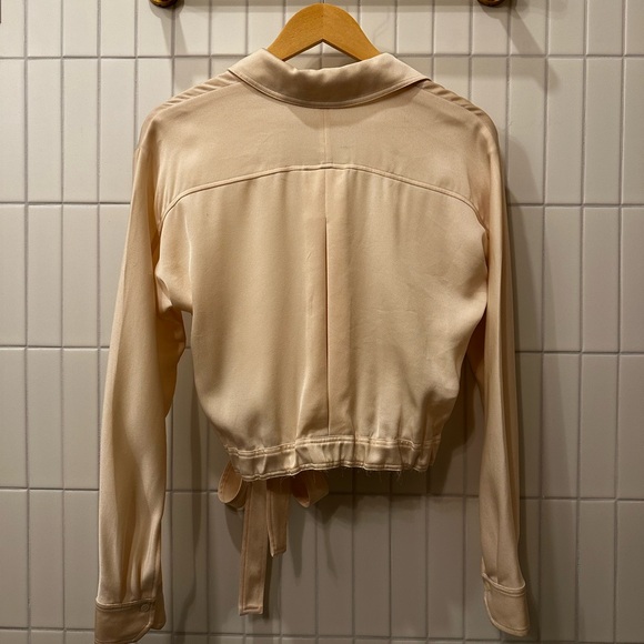 Vince Champagne Satin Blouse - Picture 2 of 4